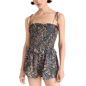 Ulla Johnson Printed Nocturne Alena Romper Size P